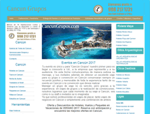 Tablet Screenshot of cancungrupos.com